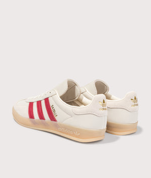adidas gazelle silver green womens Gazelle Indoor Trainers Cream/Victory Red/Gum | adidas Originals