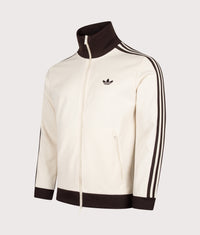 Beckenbauer Classic Track Top: KQ9491 Wonder White/Aurora Coffee 