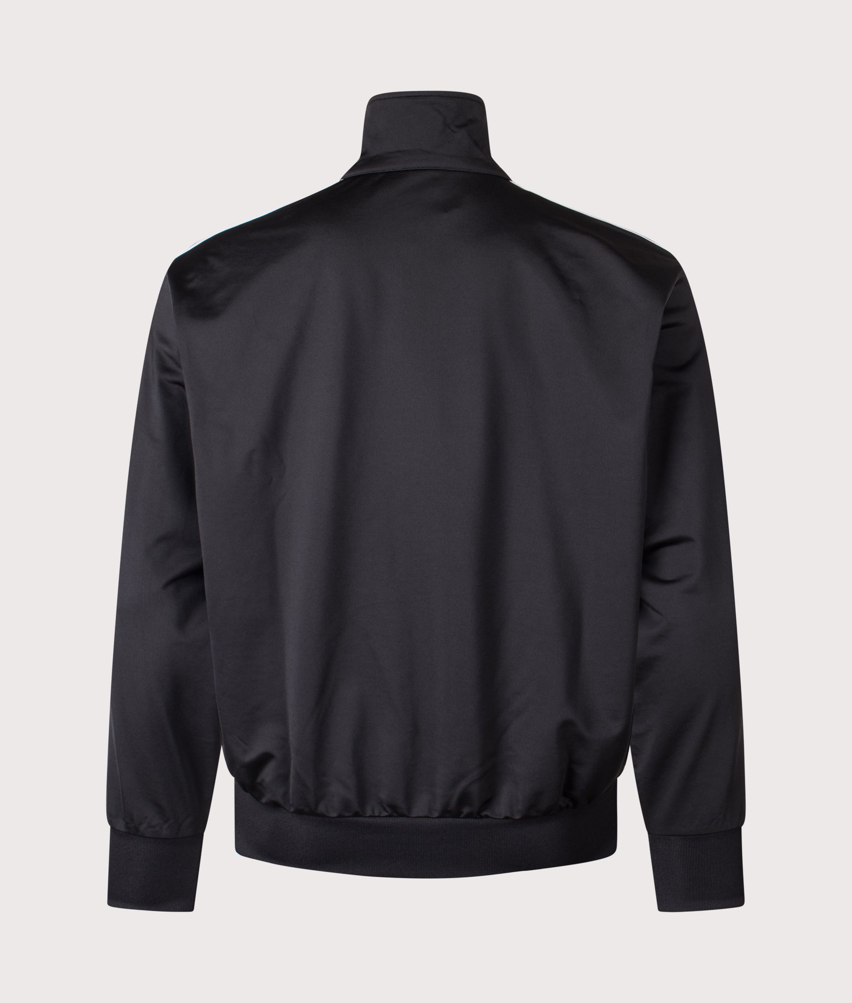 adidas Originals Firebird Track Top in Black at EQVVS Menswear. Back shot.