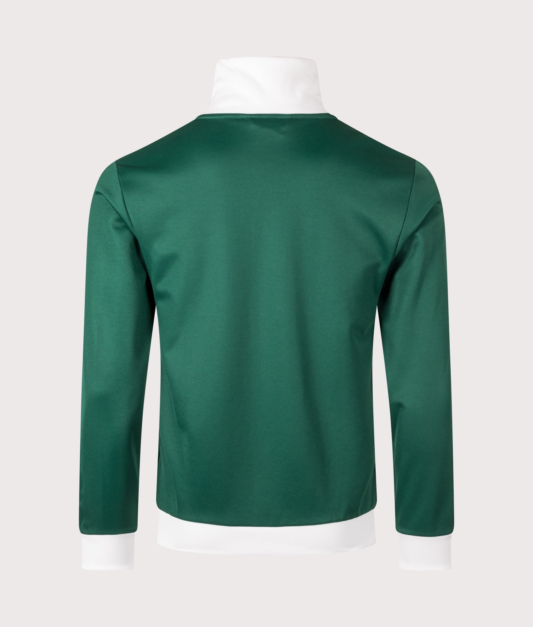 adidas Originals Beckenbauer Classic Track Top in Collegiate Green and White at EQVVS Menswear. Back shot.