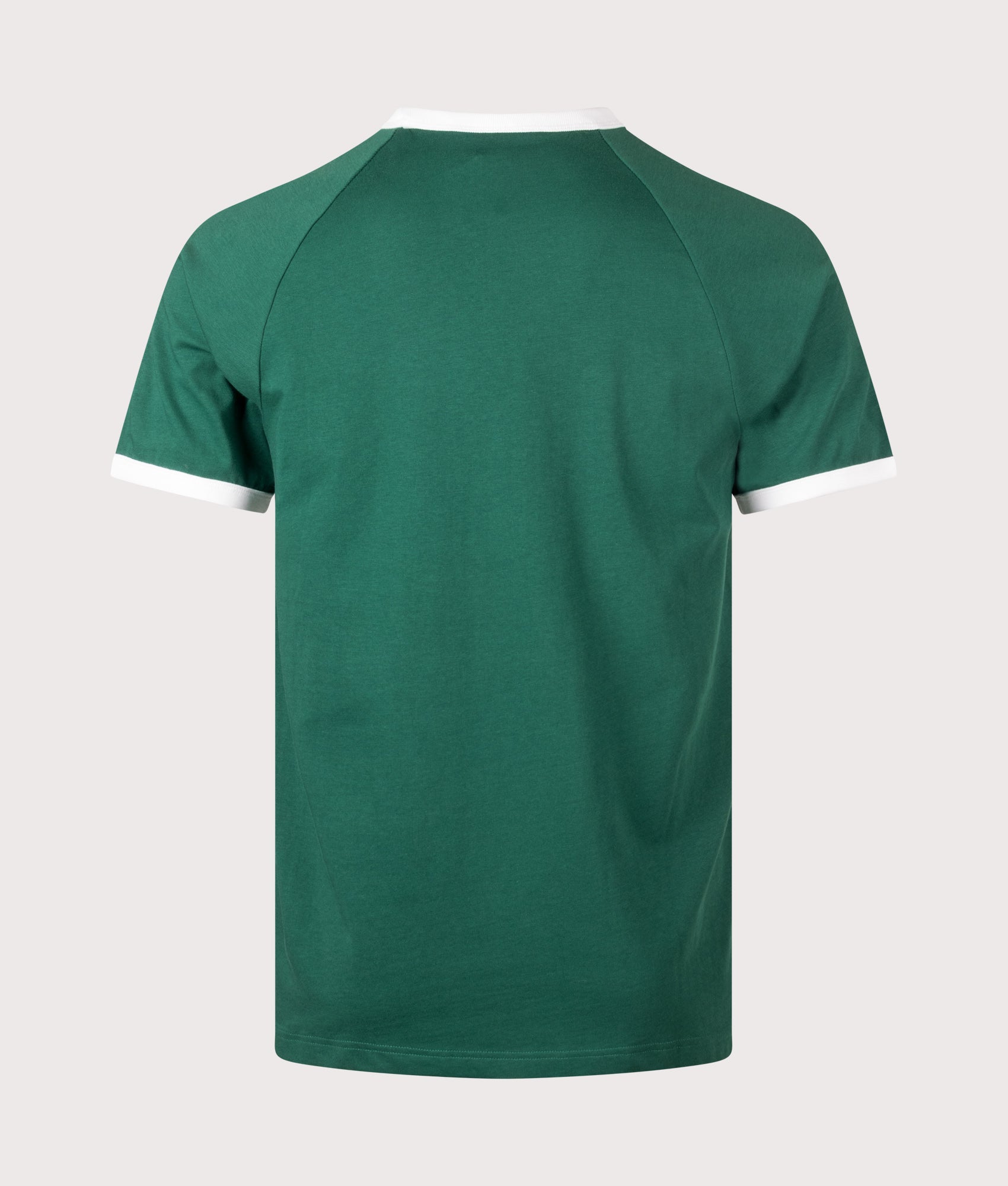 3 Stripes T-Shirt in Collegiate Green by adidas Originals. Shot by EQVVS. Back shot.