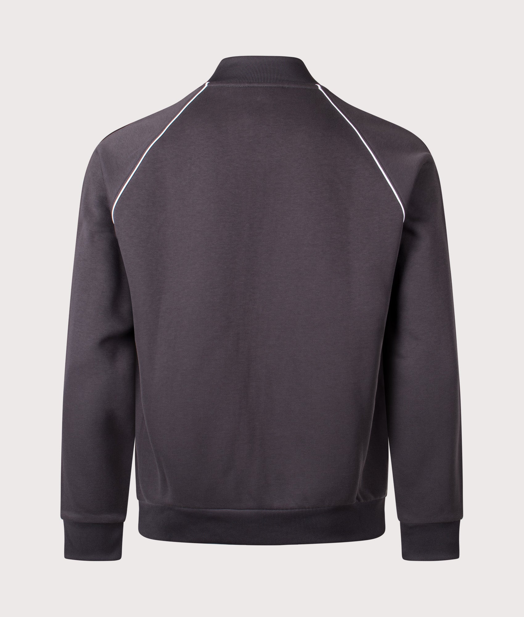 adidas Originals SST 2.0 Track Top in Anthracite Grey at EQVVS Menswear. Back shot.