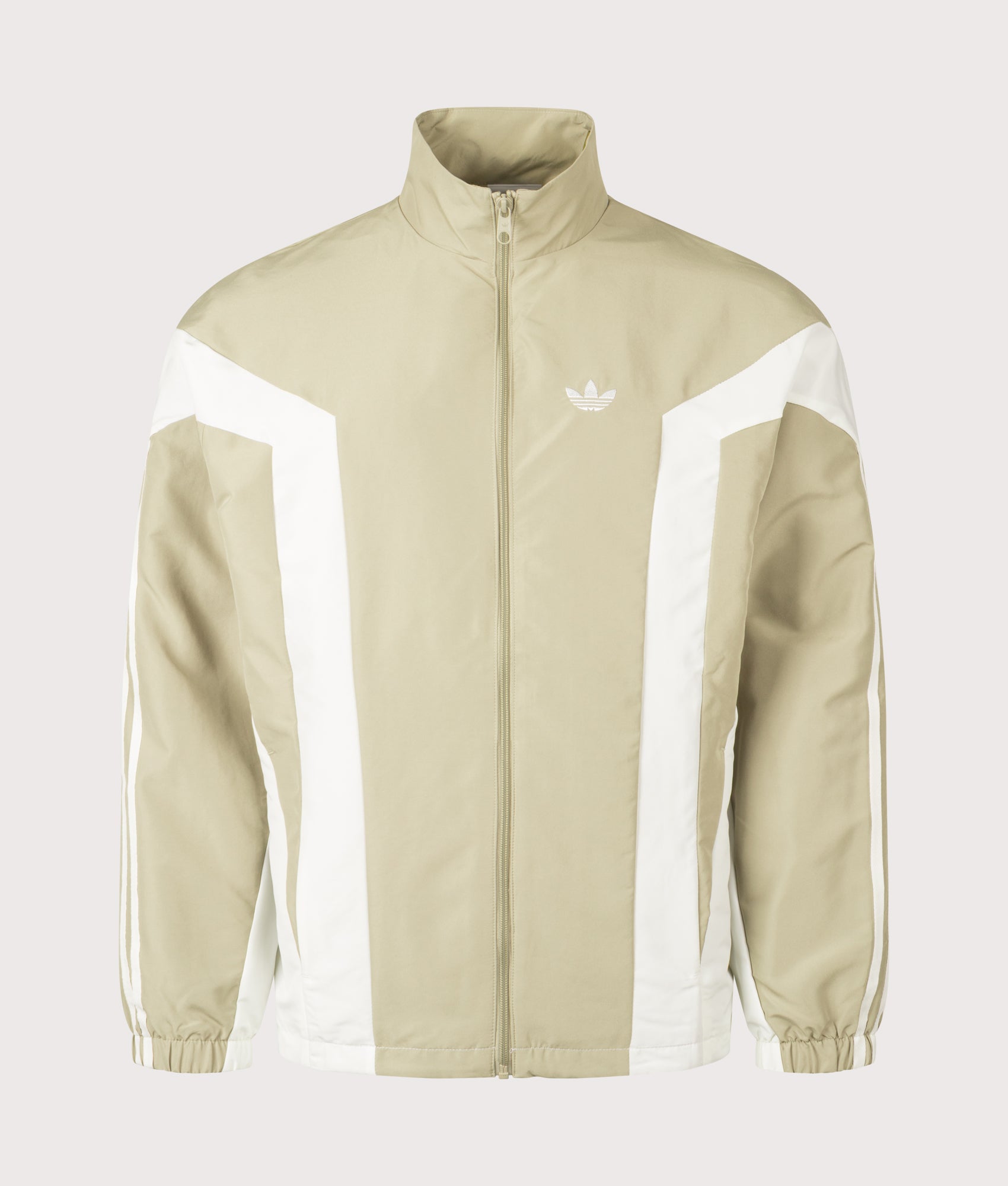 adidas Originals Windbreaker Jacket in Wonder Cargo at EQVVS Menswear. Front shot.