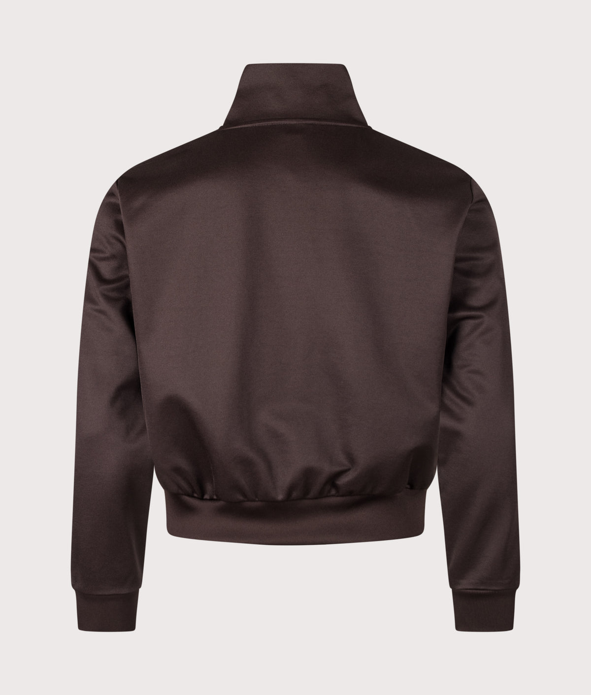 adidas Originals Beckenbauer Cropped Track Top in Aurora Coffee at EQVVS Menswear. Back shot.