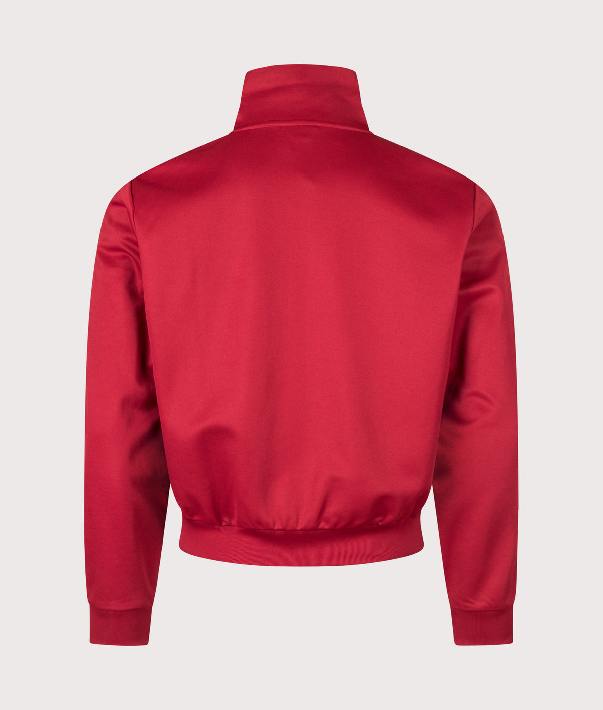 adidas Originals Beckenbauer Cropped Track Top in Red at EQVVS Menswear. Back shot.