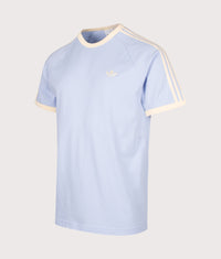 Regular Fit 3 Stripes T-Shirt: KZ1203 Blue Dawn/Warm Vanilla 