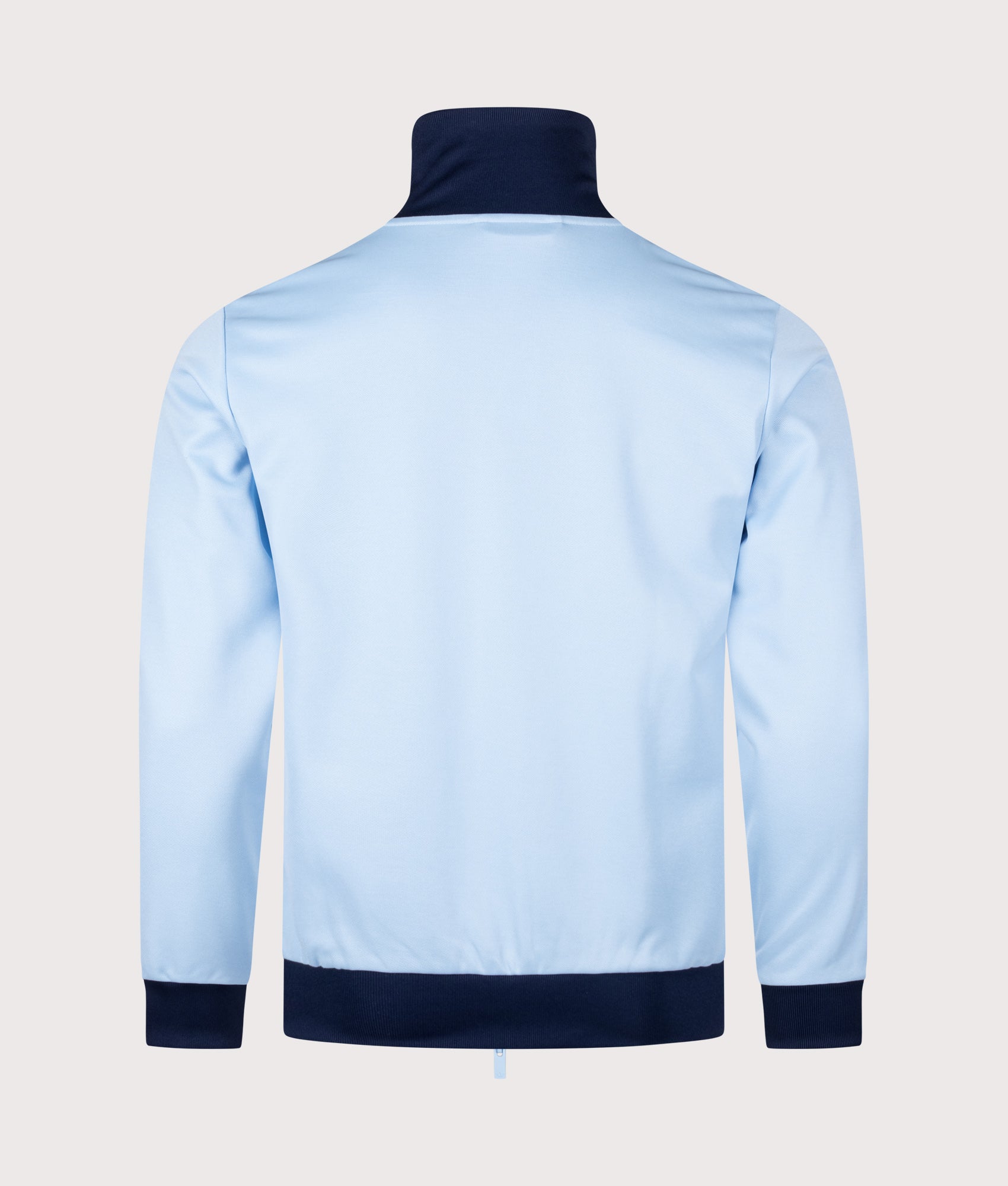 adidas Originals Beckenbauer Classic Track Top in Clear Sky and Night Indigo at EQVVS Menswear. Back shot.
