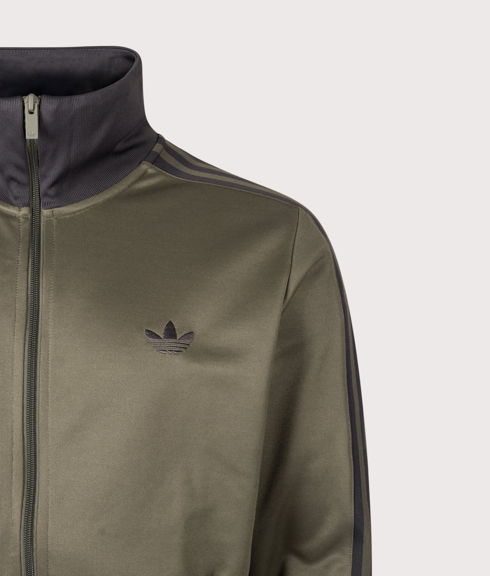 adidas Originals Beckenbauer Classic Track Top in Branch at EQVVS Menswear. Detail shot.