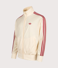 Loose Fit Firebird Track Top: KX6922 Warm Vanilla/Team Victory Red 