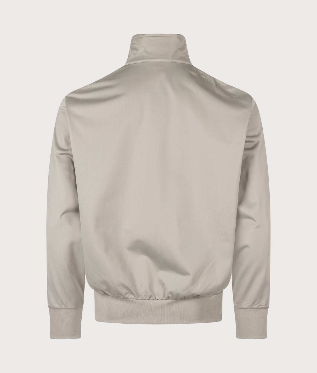 adidas Originals Loose Fit Firebird Track Top in Silver Pebble at EQVVS Menswear. Back shot.