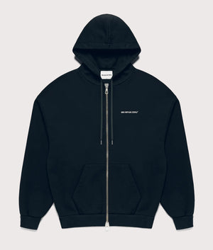 Oversized Uniform Zip Through Hoodie