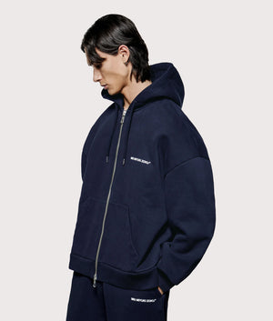 Oversized Uniform Zip Through Hoodie