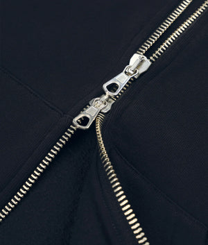 Oversized Uniform Zip Through Hoodie