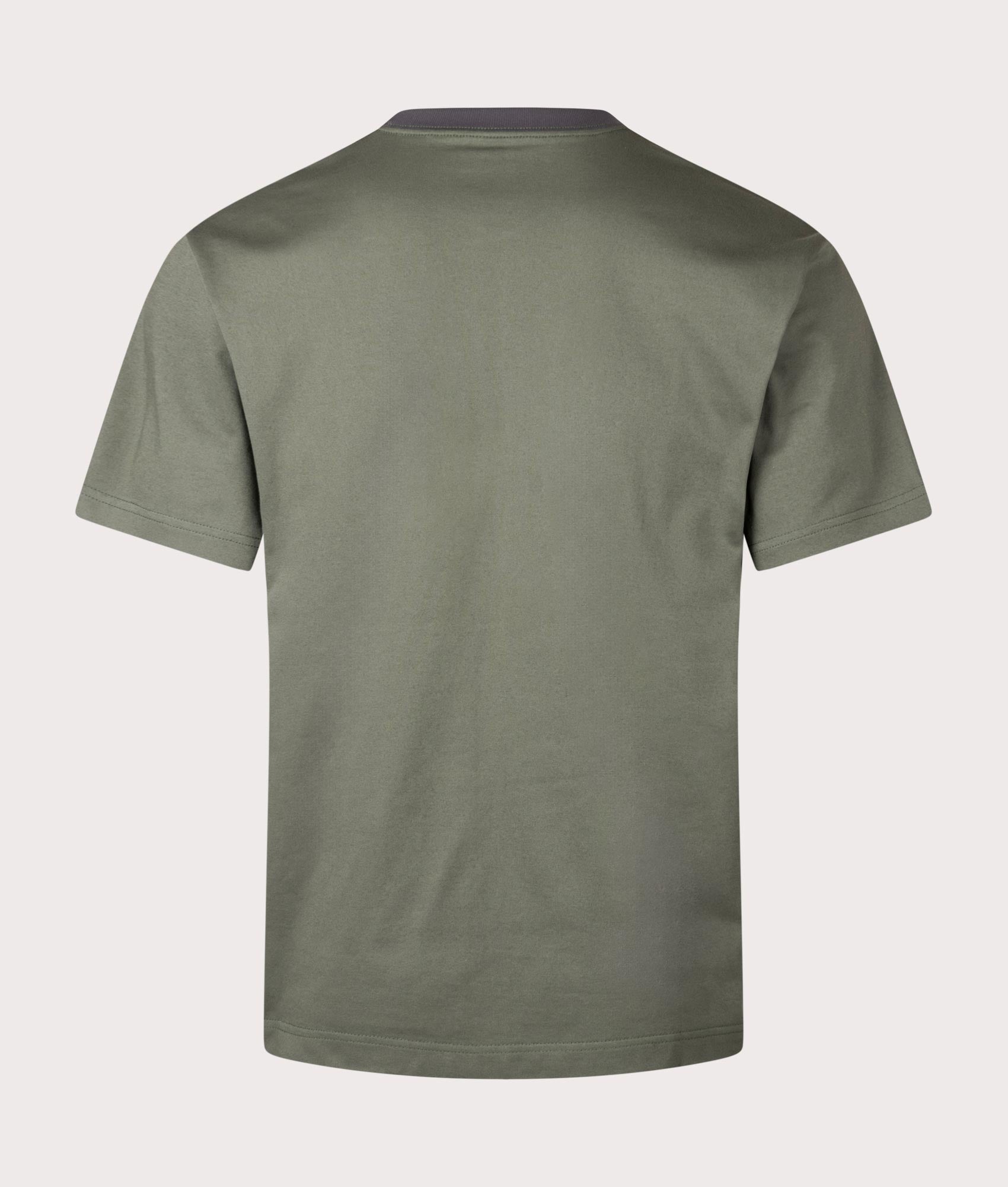 and wander Pocket T-Shirt in Sage. Shot at EQVVS. Back shot 