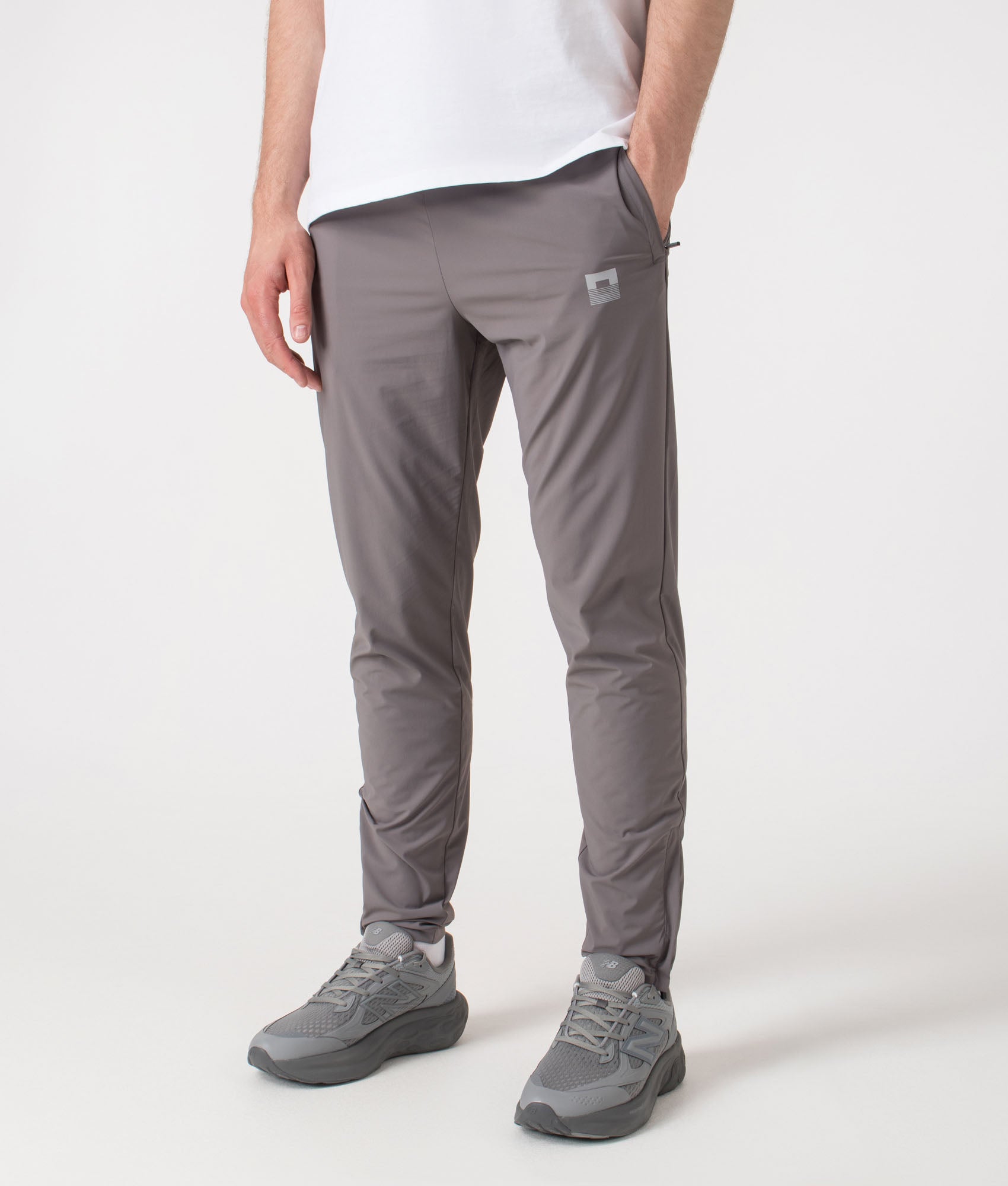 Core ID Joggers. Shot by EQVVS. Front angled shot.