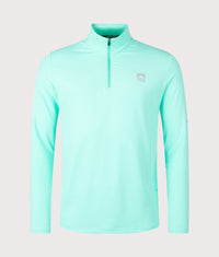 Core ID Quarter Zip Track Top: 02 Blue 