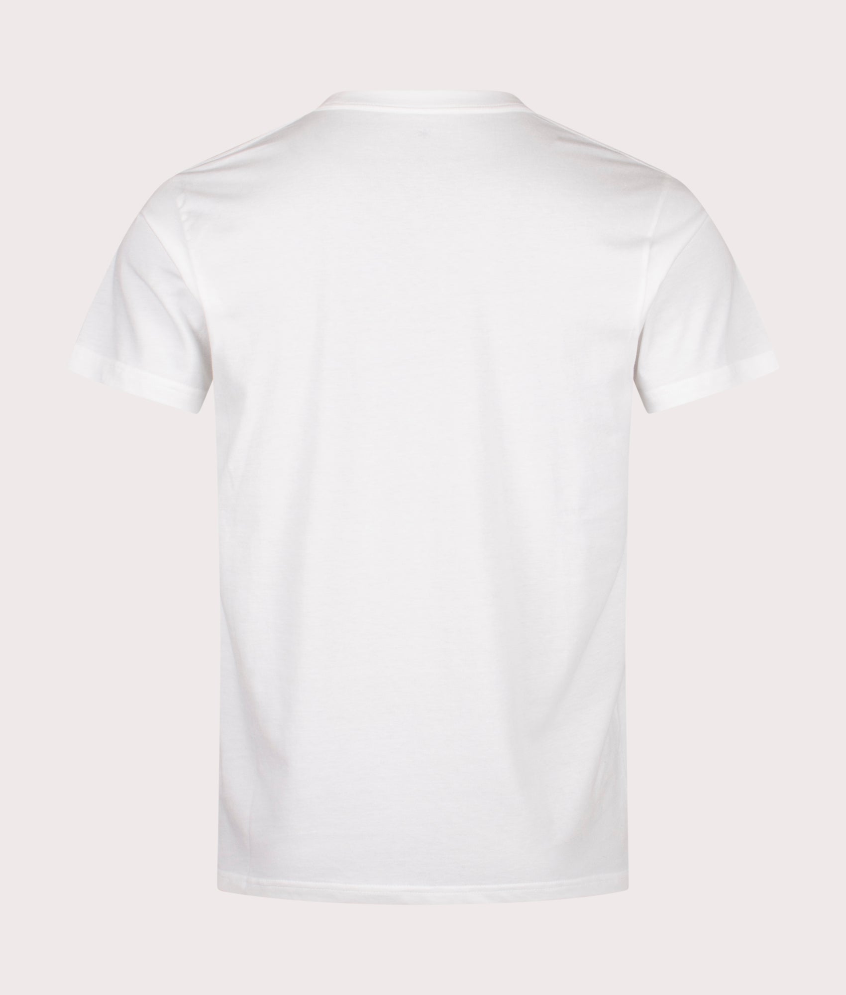 Snow Peak Soft Cotton Logo T-Shirt in white at EQVVS Menswear. Back shot.