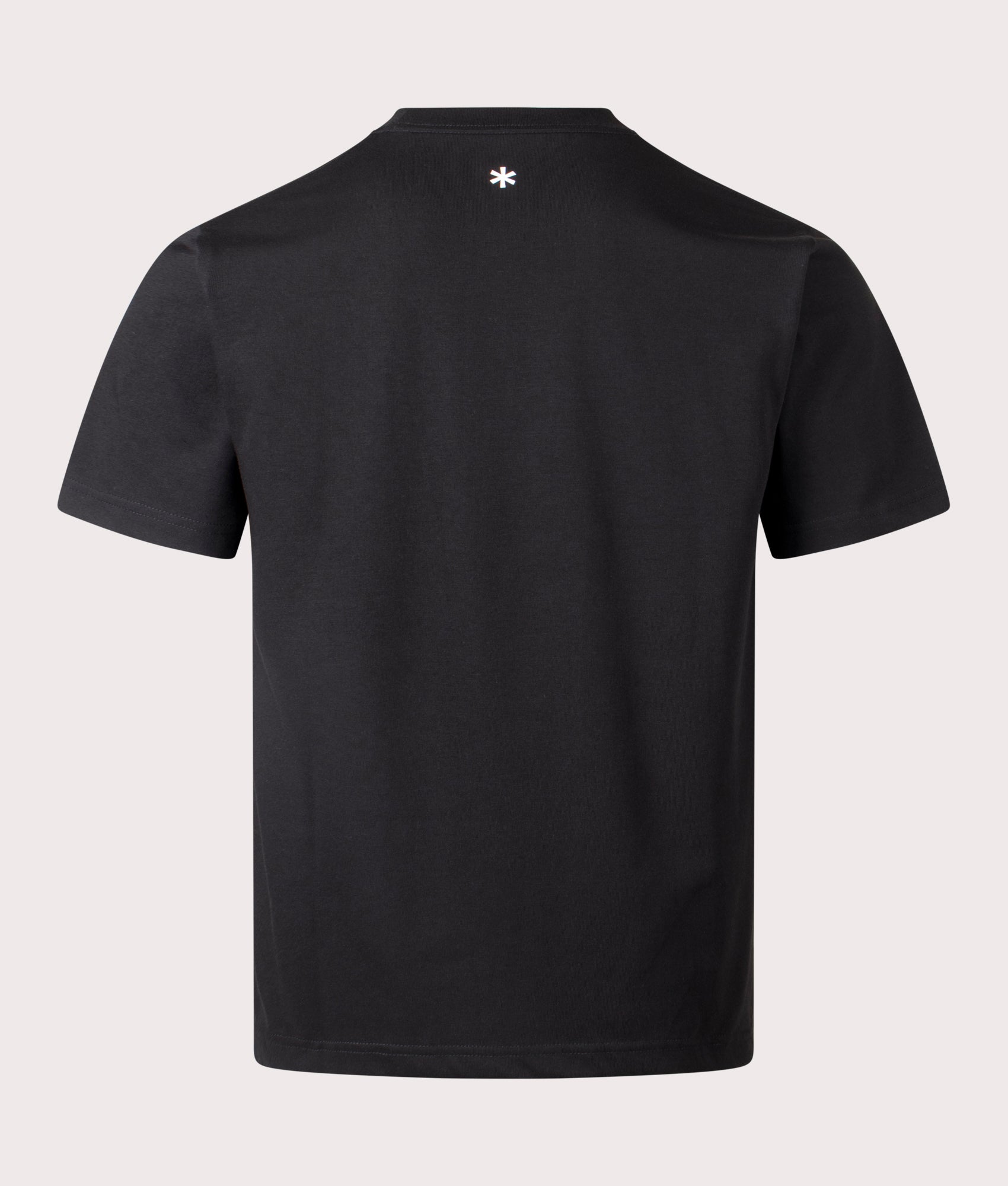 New Standard Logo T-Shirt in Black. Cotton blend | Snow Peak | Shot at EQVVS | Back shot 