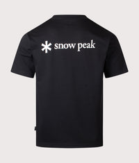 New Standard Back Printed Logo T-Shirt: 019 Black 