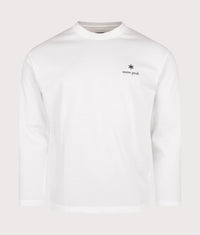 Regular Fit New Standard Logo Long Sleeve T-Shirt: 002 Off White 