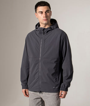 Utility Parka in Charcoal. | Snow Peak | Shot at EQVVS | Front model shot 