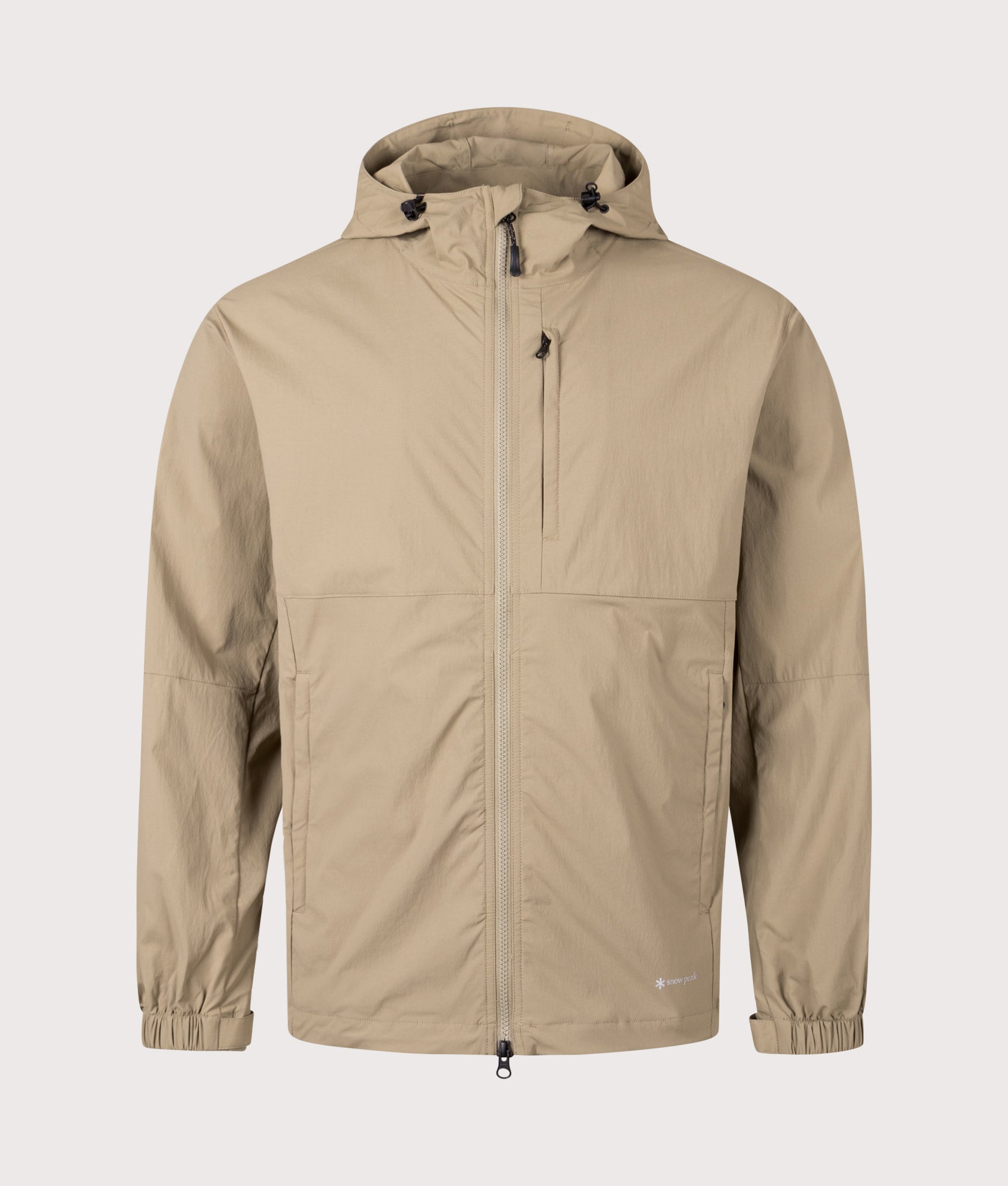 Utility Parka in Greige. | Snow Peak | Shot at EQVVS | Front shot 
