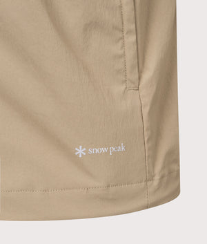 Utility Parka in Greige. | Snow Peak | Shot at EQVVS | Front hem detail shot 