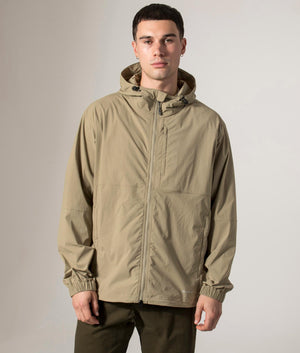 Utility Parka in Greige. | Snow Peak | Shot at EQVVS | Front model shot 
