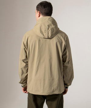 Utility Parka in Greige. | Snow Peak | Shot at EQVVS | Back model shot 