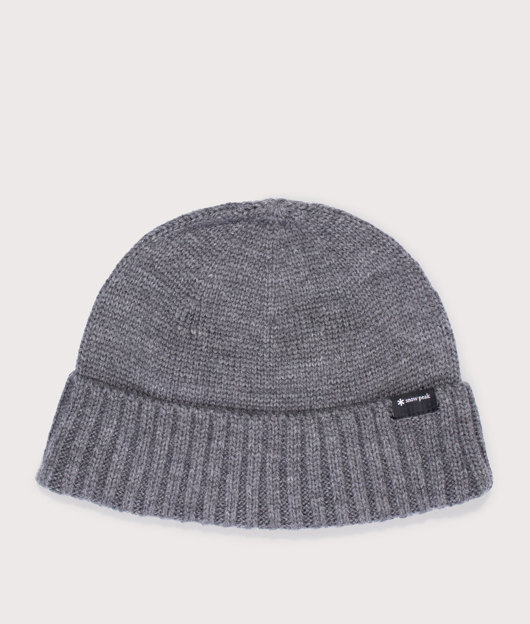 Knit Cap in Charcoal. | Snow Peak | Shot at EQVVS | Front shot