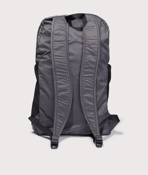 Packable Backpack in Black . | Snow Peak | Shot at EQVVS | Strap shot 