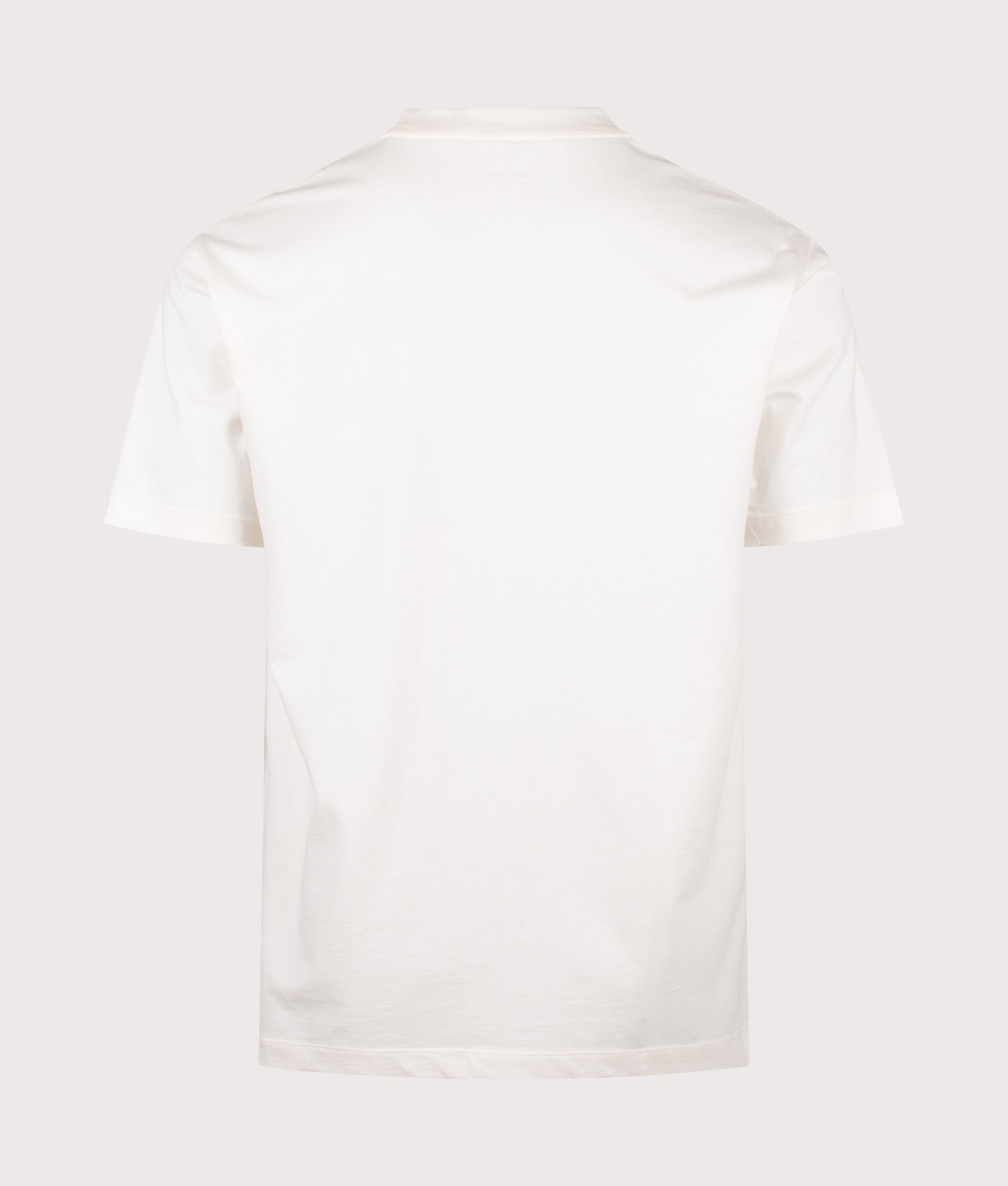 Snow Peak Relaxed Fit OG Mercerized T-Shirt in Off White at EQVVS Menswear. Back shot.