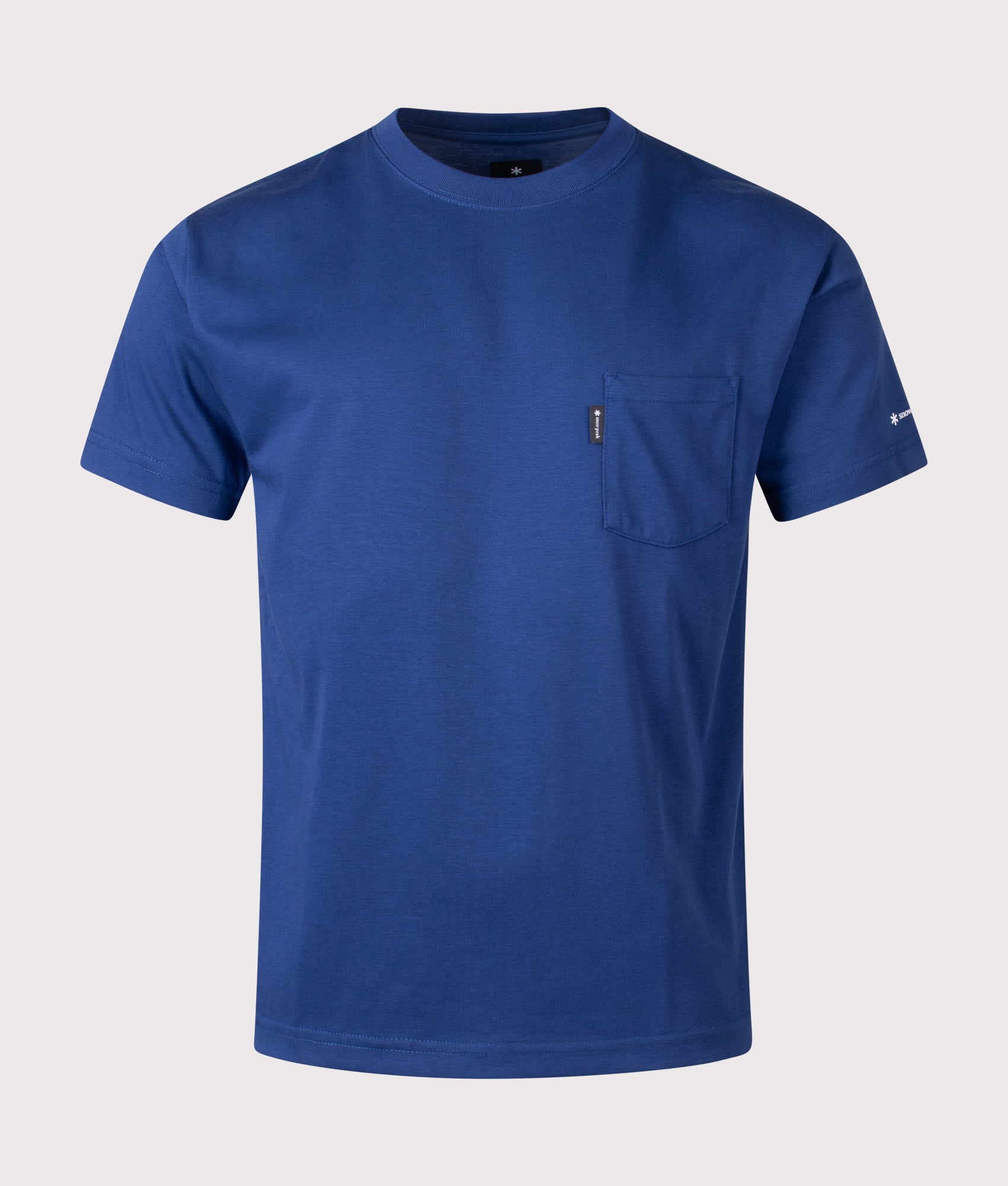 Snow Peak New Standard Pocket T-Shirt in Blue at EQVVS Menswear. 