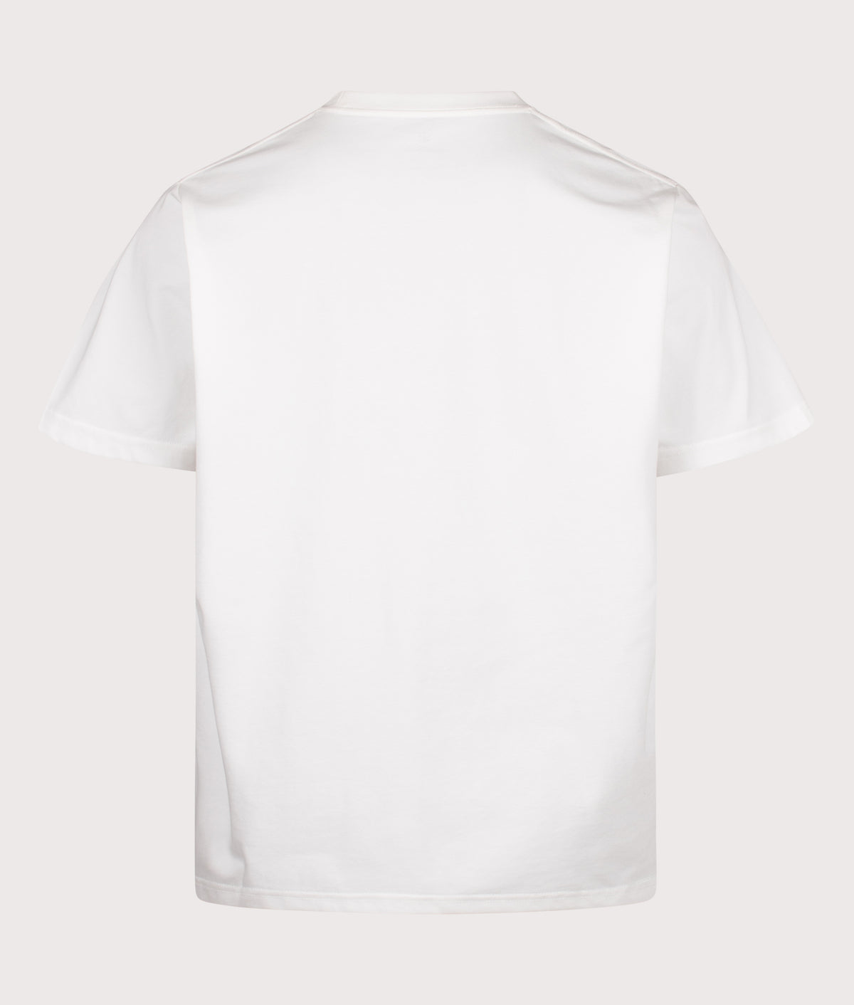 Snow Peak Regular Fit SP Reflective Typography T-Shirt in Off White at EQVVS Menswear. Back shot.