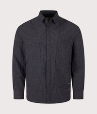 Relaxed Fit KASURI Ripstop Shirt: 019 Black 