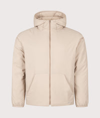 Regular Fit Flexible Insulated Zip Parka: 031 Light Brown 