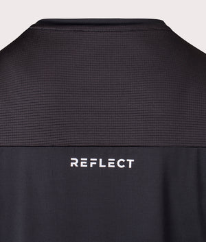 Freedom 3.0 T-Shirt in Black | Reflect | EQVVS | Back detail shot 