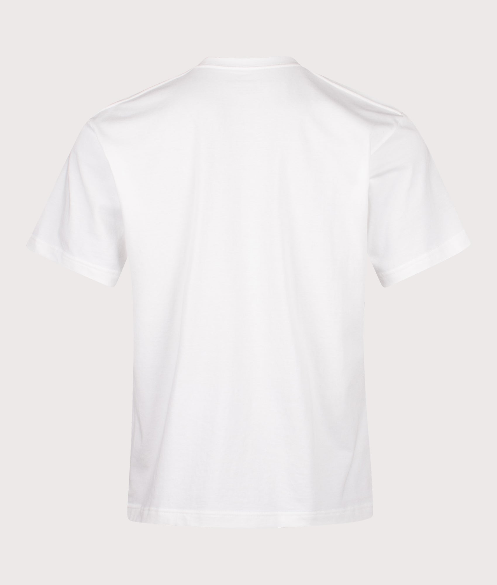 and wander Wandering Printed T-Shirt in White at EQVVS Menswear. Back shot.