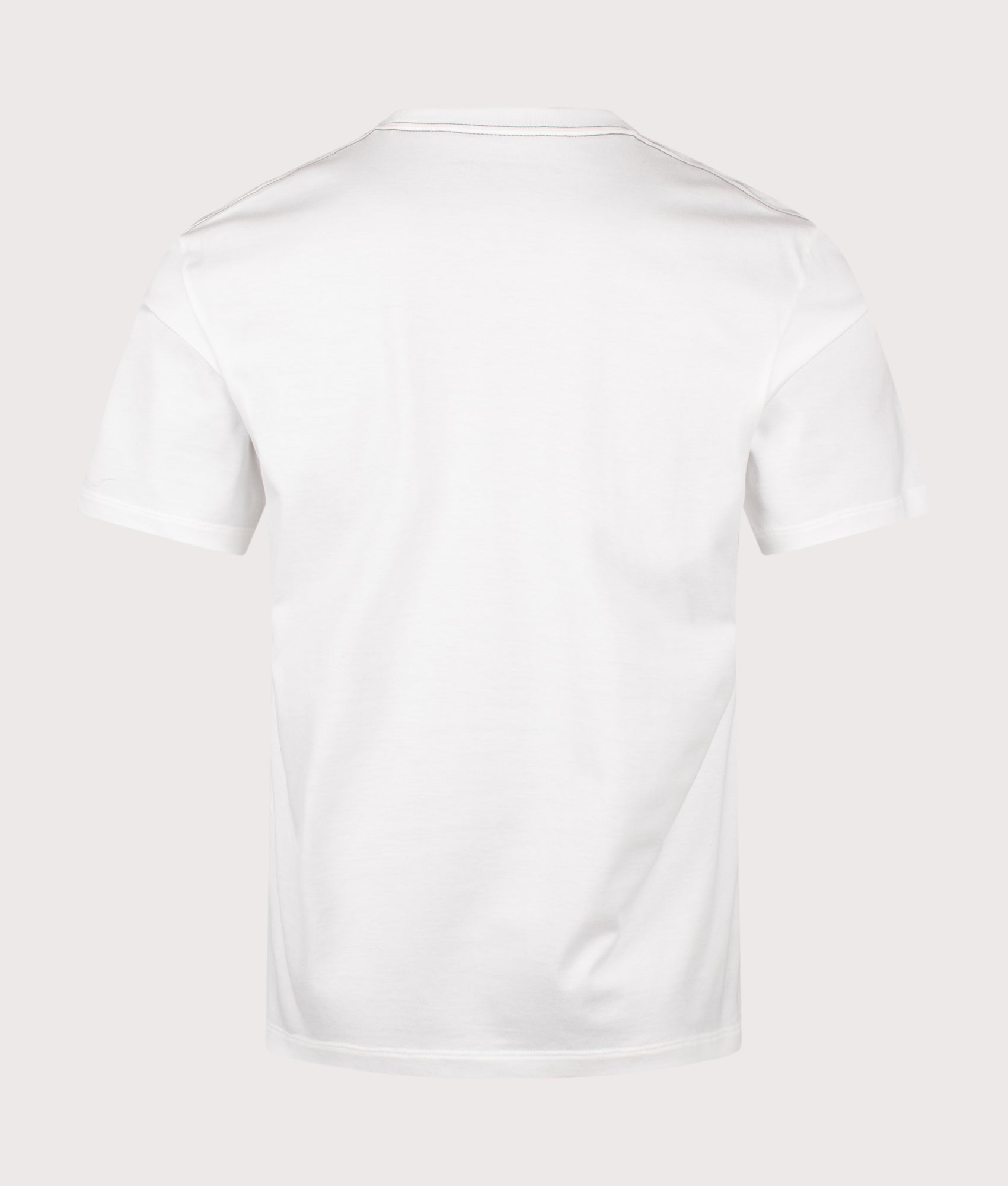 and Wander Ref T-Shirt in White by and wander. Shot by EQVVS. Back shot.