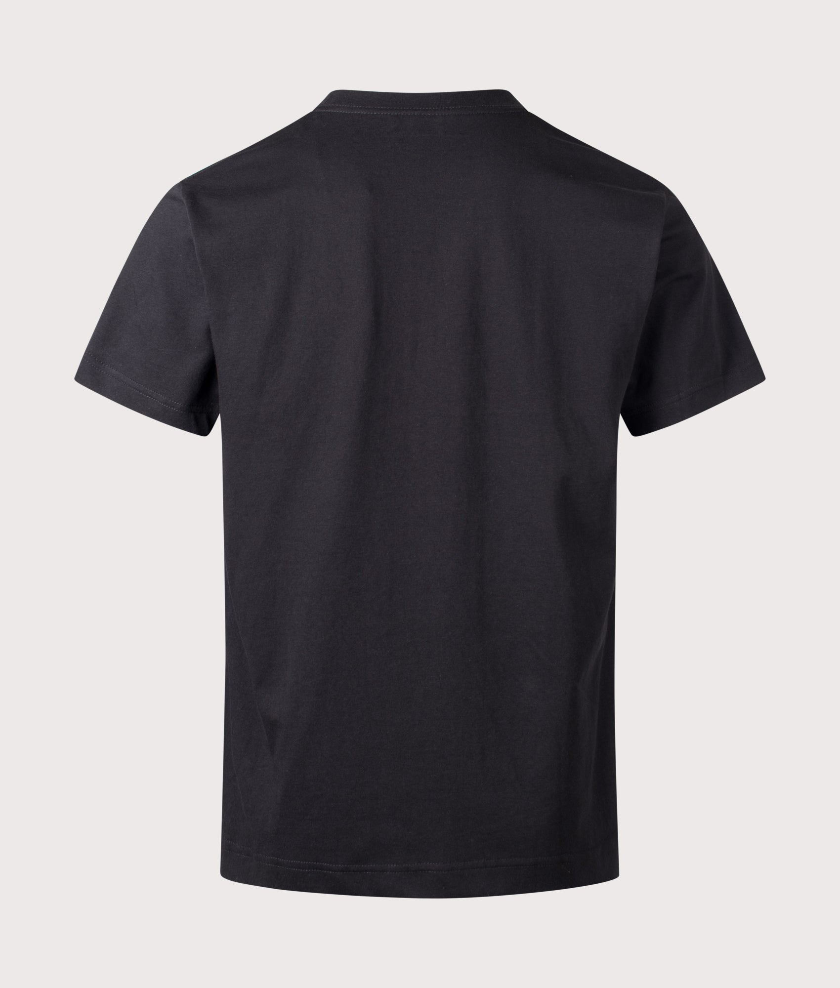 and wander Big Logo T-Shirt in Black at EQVVS Menswear. Back shot.