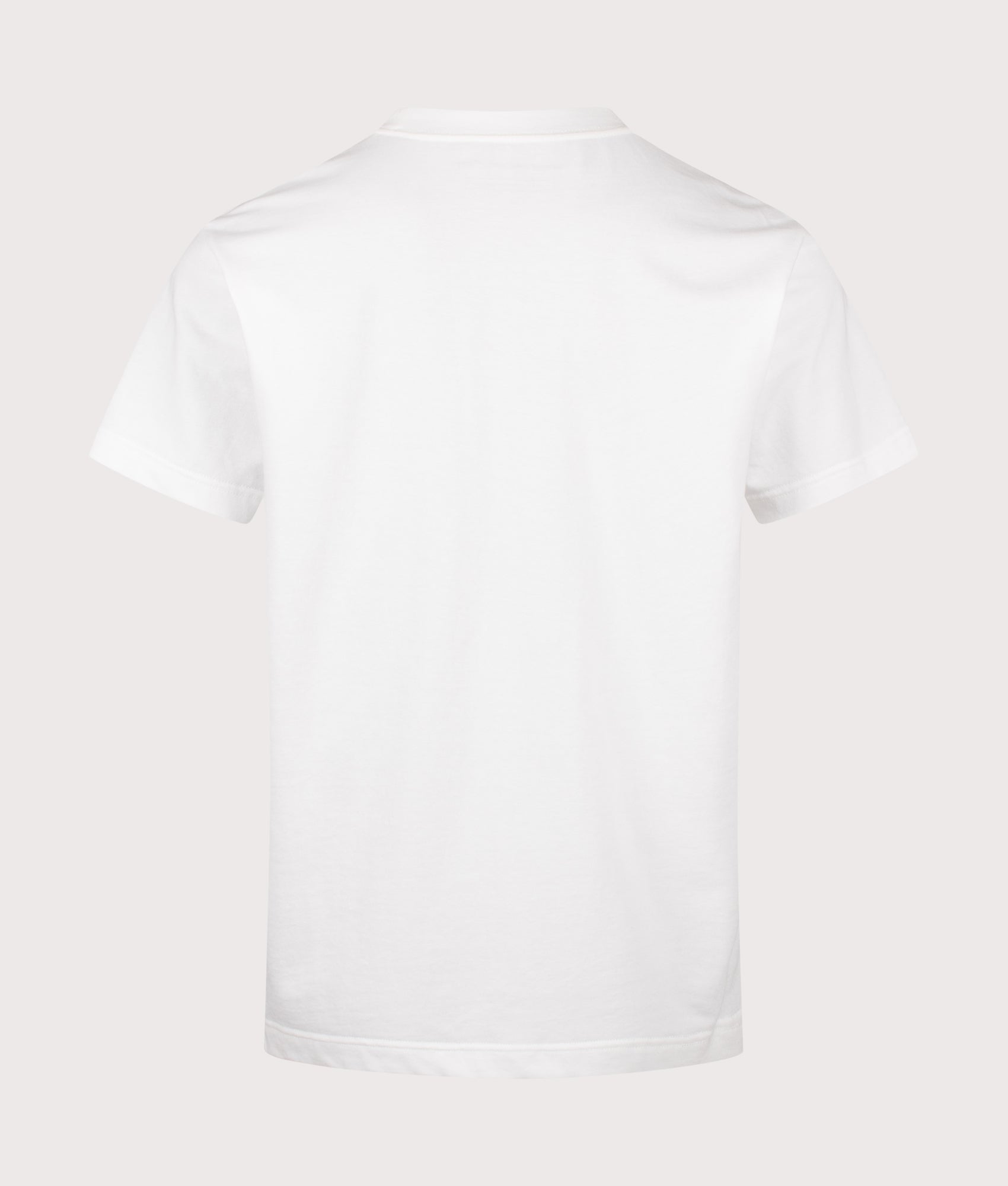 and wander Big Logo T-Shirt in White at EQVVS Menswear. Back shot.