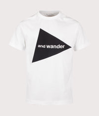 and Wander Big Logo T-Shirt: 030 White 