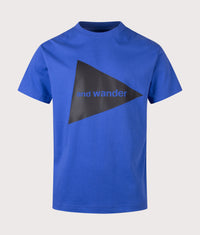 and Wander Big Logo T-Shirt: 110 Blue 