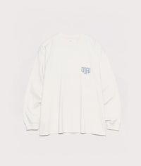 Oversized OOAL Long Sleeve Graphic T-Shirt: Ivory 