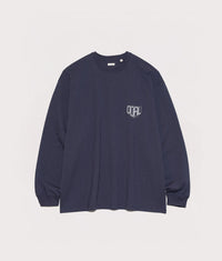 Oversized OOAL Long Sleeve Graphic T-Shirt: Vintage Navy 