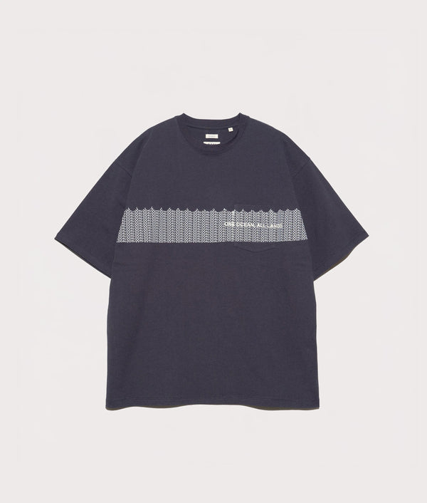 OOAL Graphic T-Shirt Vintage Navy | nanamica | EQVVS