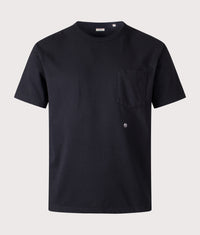 Relaxed Fit COOLMAX® Jersey Pocket T-Shirt: Black 