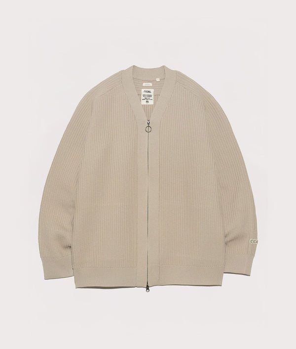 トップス nanamica 5G Zip Cardigan 5G Zip Through Cardigan in Ivory | nanamica | EQVVS