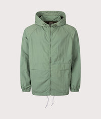 Reversible Hooded Jacket: Fade Green 