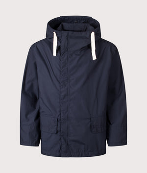Oversized Hooded Deck Jacket in Dark Navy | nanamica | EQVVS